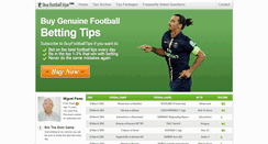 Desktop Screenshot of buyfootballtips.com