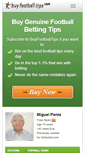 Mobile Screenshot of buyfootballtips.com