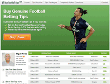 Tablet Screenshot of buyfootballtips.com